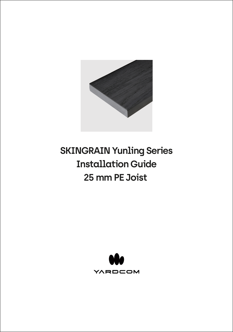 Skingrain Collection Composite Joist Installation Guide